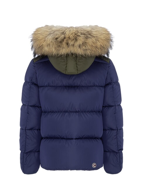 E-CONCRETE Piumino con cappuccio skipper-bush-vulcan - Giacche Bambini