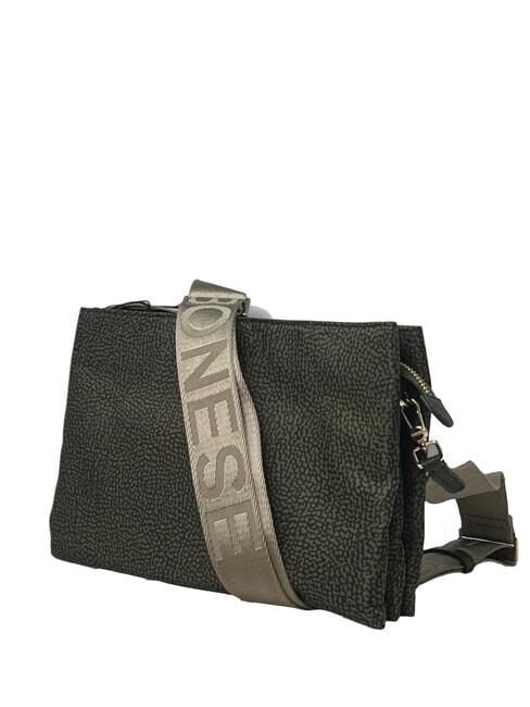 L'ECOLE NYLON Borsa tracolla tre scomparti alloro - Borse Donna