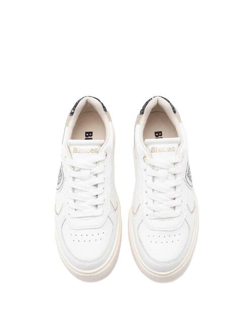 VENUS Sneakers glitterate white/black - Scarpe Donna