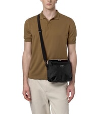 KWAY MOIRE Borsa impermeabile a tracolla black pure - Borse Donna - 4