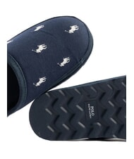 RALPH LAUREN READE RECYCLE  Pantofole navy/paper white repeat pp - Scarpe Uomo - 3