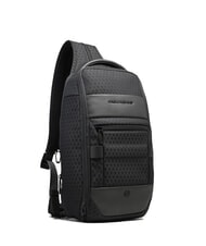 PIQUADRO HEXAGON Zaino Monospalla Nero - Zaini da lavoro porta PC - 2