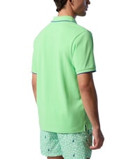 NORTH SAILS COLLAR STRIPED Polo manica corta in cotone summer green - Polo Uomo - 2