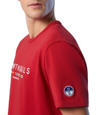 NORTH SAILS PRINT T-Shirt in cotone red lava - T-shirt Uomo - 3
