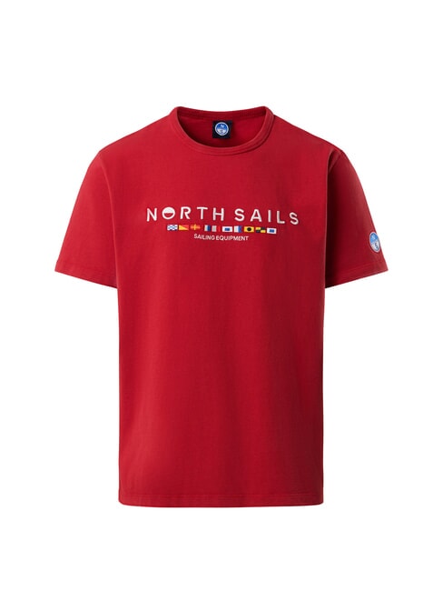 PRINT T-Shirt in cotone red lava - T-shirt Uomo