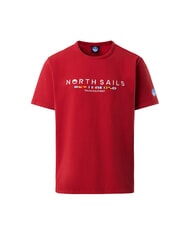 NORTH SAILS PRINT T-Shirt in cotone red lava - T-shirt Uomo - 4