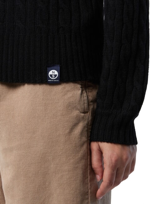 N/S Maglione scollo a v black - Maglie Donna