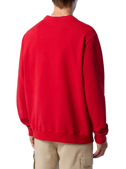 GRAPHIC Felpa in cotone red - Felpe Uomo