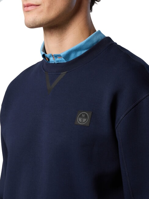 LOGO Felpa girocollo navy blue - Felpe Uomo