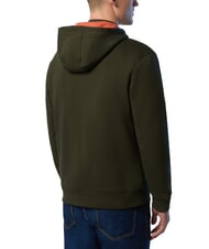 NORTH SAILS LOGO Felpa full zip con cappuccio forest green - Felpe Uomo - 2