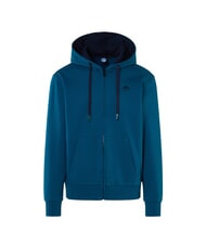NORTH SAILS LOGO Felpa full zip con cappuccio water green - Felpe Uomo - 4