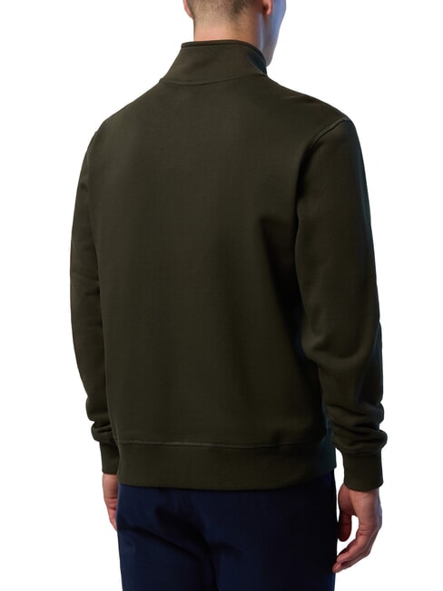 LOGO Felpa full zip forest green - Felpe Uomo