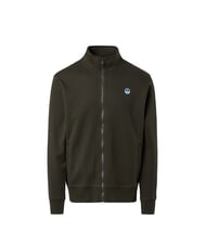 NORTH SAILS LOGO Felpa full zip forest green - Felpe Uomo - 4