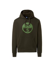 NORTH SAILS GRAPHIC Felpa in cotone con cappuccio forest green - Felpe Uomo - 4