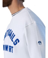 NORTH SAILS NEWPORT Felpa in cotone white - Felpe Uomo - 3