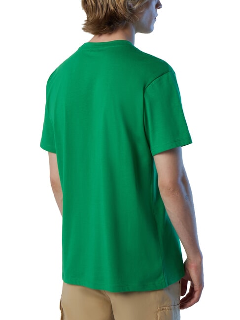 NEWPORT T-shirt in cotone logo arco green bee - T-shirt Uomo