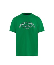 NORTH SAILS NEWPORT T-shirt in cotone logo arco green bee - T-shirt Uomo - 4
