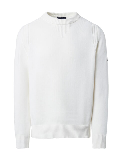 N|S Maglione a girocollo in cotone marshmallow - Maglie Uomo