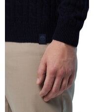 NORTH SAILS N|S Maglione girocollo a trecce navy blue - Maglie Uomo - 4