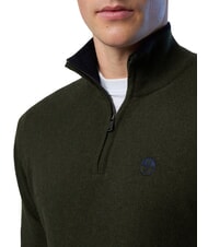 NORTH SAILS N|S Maglione collo alto mezza zip forest green - Maglie Uomo - 3