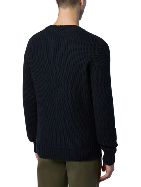 N|S Maglione a girocollo waffle navy blue - Maglie Uomo