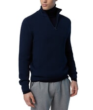 NORTH SAILS N|S Maglione collo alto a coste mezza zip navy blue - Maglie Uomo - 3