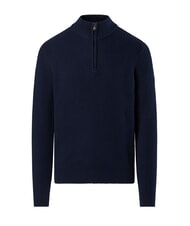 NORTH SAILS N|S Maglione collo alto a coste mezza zip navy blue - Maglie Uomo - 5