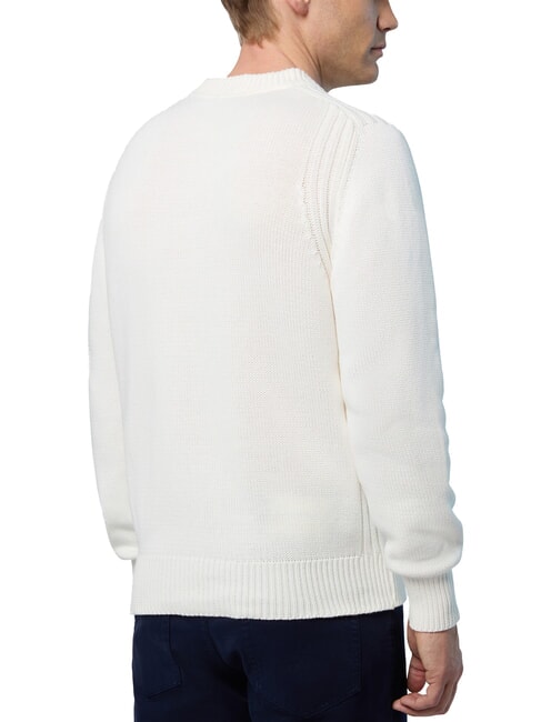 N|S Maglione a girocollo in cotone marshmallow - Maglie Uomo