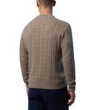 NORTH SAILS N|S Maglione girocollo a trecce fossil melange - Maglie Uomo - 2