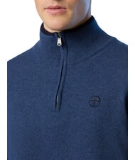 NORTH SAILS N|S Maglione collo alto mezza zip china blue melange - Maglie Uomo - 3