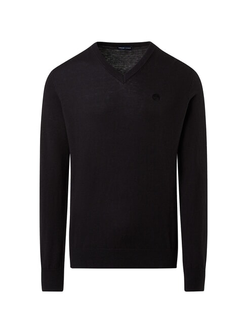 N|S Maglione con scollo a V black - Maglie Uomo