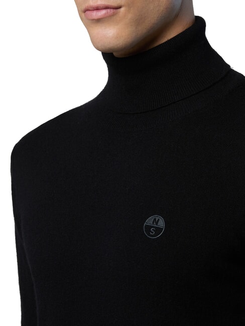 N|S Maglione a collo alto black - Maglie Uomo