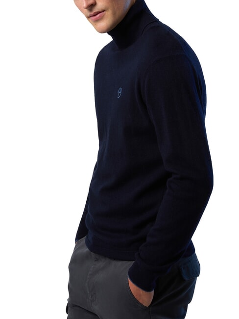 N|S Maglione a collo alto navy blue - Maglie Uomo
