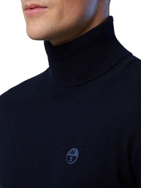 N|S Maglione a collo alto navy blue - Maglie Uomo