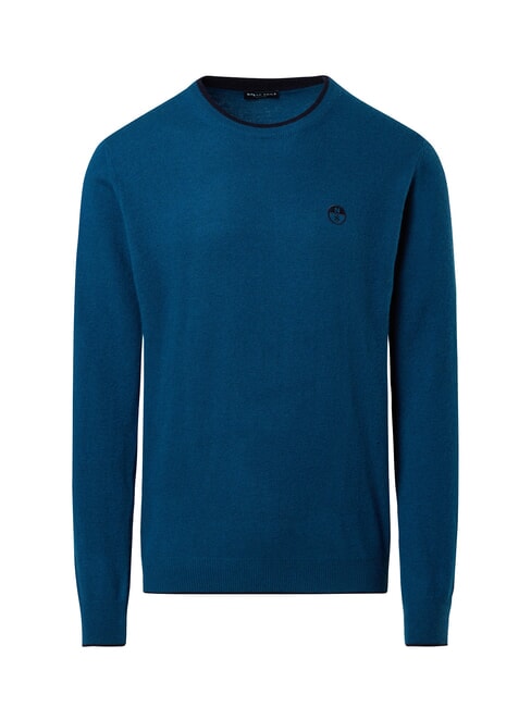 N|S Maglione a girocollo water green - Maglie Uomo