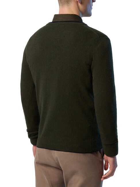 N|S Maglione a girocollo forest green - Maglie Uomo