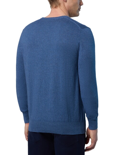 N|S Maglione a girocollo denim blue melange - Maglie Uomo