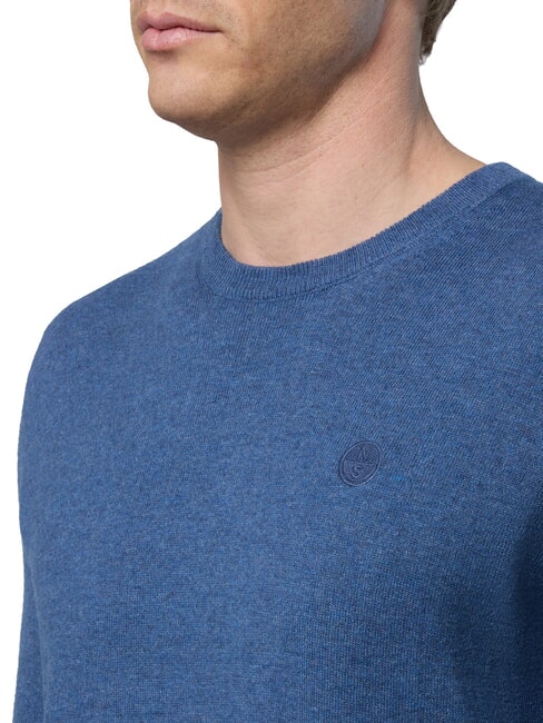 N|S Maglione a girocollo denim blue melange - Maglie Uomo