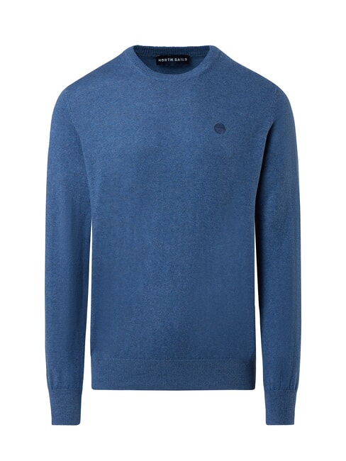 N|S Maglione a girocollo denim blue melange - Maglie Uomo