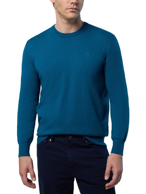 N|S Maglione a girocollo water green - Maglie Uomo
