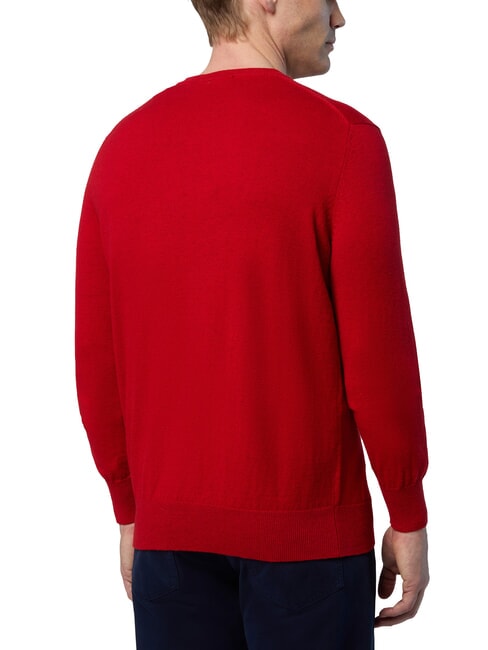 N|S Maglione a girocollo red lava - Maglie Uomo