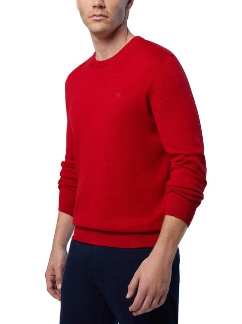 N|S Maglione a girocollo red lava - Maglie Uomo