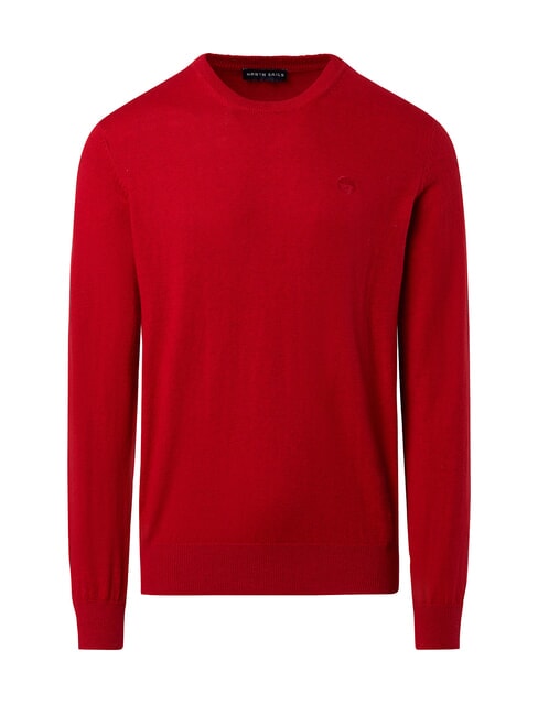 N|S Maglione a girocollo red lava - Maglie Uomo