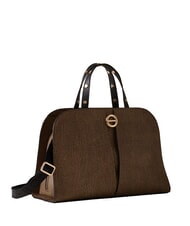 BORBONESE TULIP  Borsa a mano, con tracolla op naturale/nero - Borse Donna - 2