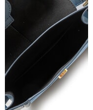 FURLA FLOW Borsa in pelle piccola con tracolla toni grigio blu - Borse Donna - 5