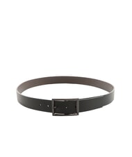 ARMANI EXCHANGE CINTURA Cintura in pelle double face black / chocolate - Cinture - 2