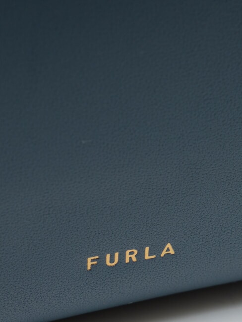 TONIE Borsa a tracolla, in pelle grigio blu - Borse Donna