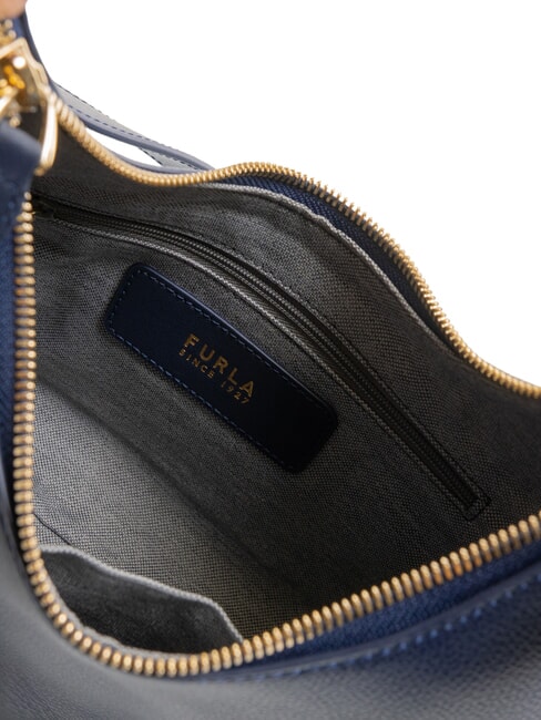 GOCCIA Borsa a spalla pelle martellata blu reale - Borse Donna