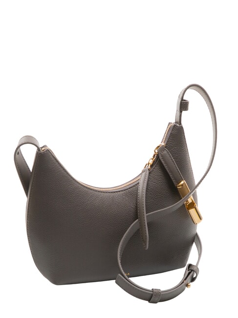GOCCIA Borsa a spalla pelle martellata urban gray - Borse Donna