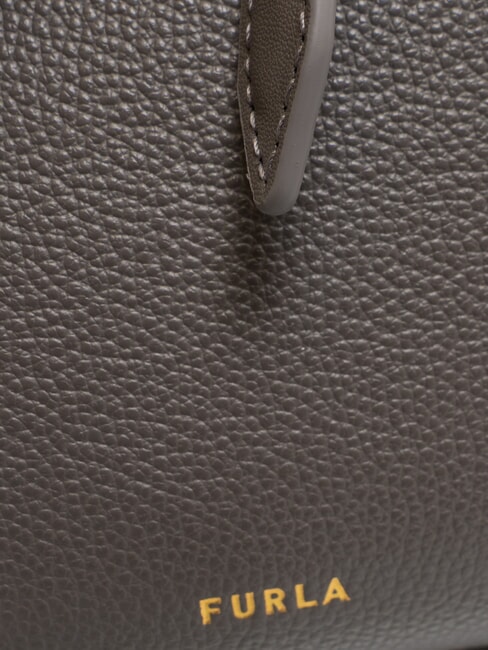 GOCCIA Borsa a spalla pelle martellata urban gray - Borse Donna